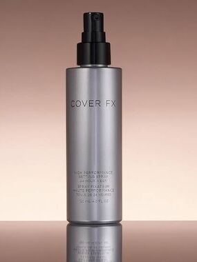 COVER FX High Performance Setting Spray in Silver and Black